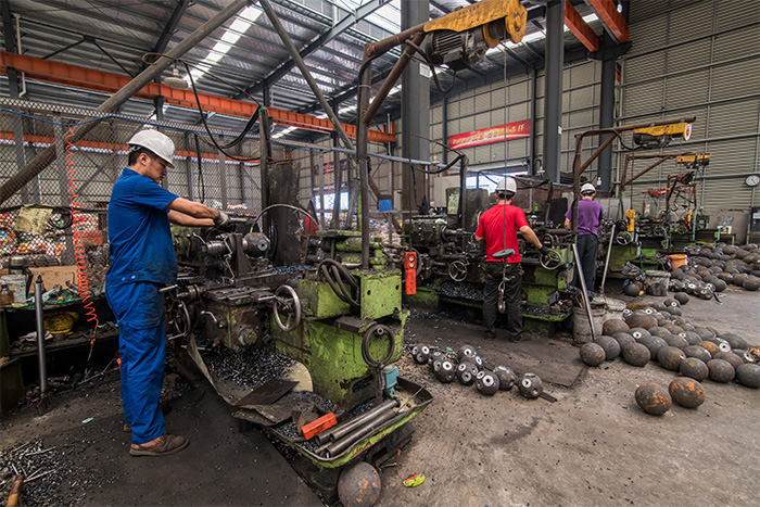 澳门网架配件车间